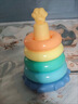 COOKSS婴儿叠叠乐套圈玩具早教益智不倒翁可啃咬彩虹塔套圈玩具 实拍图