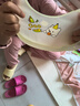 babycare宝宝吃饭围兜辅食饭兜-超轻印花围兜-原力青 实拍图