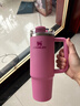 STANLEY保温杯水杯巨无霸吸管杯大容量杯子保温保冷男女女神节礼物 【限量色系】芍药粉- 887ml 实拍图