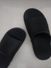 京东京造【3.5cm踩屎感】eva厚底拖鞋防臭休闲凉拖鞋 夜色黑 44-45 实拍图