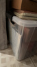 禧天龙塑料衣物收纳箱玩具整理箱车载储物箱55L 透明 1个装 带轮 实拍图