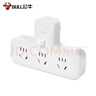 公牛（BULL）转换插头/品字形一转三插座/转换插座/电源转换器 适用于卧室、厨房 3位总控开关  GN-9603K白色 实拍图