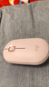罗技（Logitech）时尚系列 PEBBLE鼠标 无线蓝牙鼠标 办公静音鼠标 女性鼠标对称鼠标 鹅卵石造型 玫瑰粉 实拍图