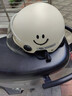 新日新日3C国标认证摩托电动车头盔男女四季通用骑行电瓶车半盔安全帽 卡其色【高清长镜】 3C新国标A类 实拍图
