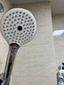 松下（Panasonic）一键除垢手持花洒 多孔出水家用浴室洗澡淋浴单喷头C6银白色 实拍图