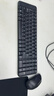 罗技（Logitech）MK220 键鼠套装 无线键鼠套装 办公键鼠套装  多媒体键鼠套装 带无线2.4G接收器 黑色 实拍图