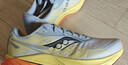 索康尼（SAUCONY）索康尼SLAY全速3男女跑步鞋全掌碳板运动鞋竞速跑鞋灰黄情侣 42.5 实拍图