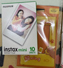 富士（FUJIFILM）instax立拍立得相机 3英寸mini迷你相纸胶片胶卷 3寸单包+冰箱贴+相册【含10张白边相纸】 官方标配 实拍图