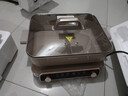 美的（Midea）电火锅鸳鸯锅火锅专用锅多功能锅料理烤肉锅分体式多功能一体电锅0氟钛陶电煮锅HGS352866S 实拍图