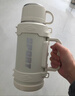 柏邦保温保冷杯大容量不锈钢制冷保温壶便携车载家用户外男士运动水壶 【暖暖冬日】白2.5L约5瓶水+背带 72小时保温保冷【316不锈钢】 实拍图