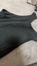 七匹狼背心男士100%纯棉修身弹力百搭打底衫男 黑色XL 实拍图