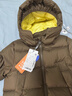 保姆鹅  【风墙】儿童羽绒服宝宝中长款护脸加厚外套保暖童装[NG2664] 可可 110 实拍图
