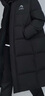 鸭鸭（YAYA）王一博同款冰壳系列户外极寒羽绒服男士新款长款情侣加厚女外套 青光黑色【现货速发】 M /170(建议115-135斤) 实拍图