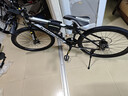 金武端自行车成人山地车公路赛车单车骑行变速超轻越野中学生初中青少年 顶配升级版-辐条轮-黑白色 27.5寸21速 实拍图