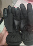 目丸保暖手套男女户外冬天骑行防寒风加绒厚触屏女防水冬季棉滑雪手套 9#深灰色 深度暖手套-男款 实拍图