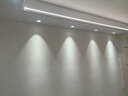 雷士（NVC）LED射灯家用嵌入式背景墙防眩洗墙小山丘铝材白色9瓦暖白显色Ra98 实拍图