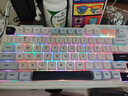 珂芝（KZZI）K75V2三模客制化机械键盘无线蓝牙电竞游戏静音轴体办公82键RGB背光PBT键帽Gasket冰川蓝樱粉轴V3 实拍图