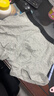 浪莎男士内裤男纯棉10A抗菌平角裤透气中腰男式四角裤男生裤头4条装 实拍图
