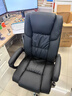 STARSPACE 电脑椅家用办公椅人体工学椅会议椅老板椅久坐皮椅黑色92175H 实拍图