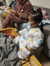 良良（liangliang）婴儿睡袋夏季空调房防踢被宝宝纯棉可拆袖儿童睡袋 星际蓝·寒冬款【适合10-15℃】 XL（建议身高90-105cm） 实拍图