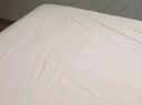 亚朵星球新款 纯色全棉四件套 100%精梳棉 母婴级面料 柔粉-1.8床-床笠款 实拍图