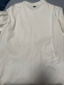 LACOSTE法国鳄鱼男女同款休闲宽松圆领情侣款落肩短袖T恤|TH0062 001/白色 M 实拍图