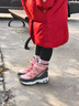 Skechers斯凯奇儿童绒绒靴儿童搭扣加绒靴子女童雪地靴保暖棉鞋664200L 实拍图