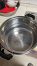 美厨（MAXCOOK）不锈钢蒸锅双层30cm 家用炖蒸煮汤锅燃气灶电磁炉通用 MCZ3327 实拍图