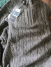 七匹狼【纯羊毛】羊毛衫男士冬季厚款中高领开襟保暖防寒厚实休闲针织衣 实拍图