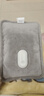 彩虹热水袋暖手宝充电暖宝宝暖水袋注水暖手袋热敷暖肚子暖脚 灰色 实拍图