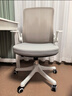 得力（deli）KF219小白胖 扶手可翻折电脑椅居家办公椅 人体工学学习座椅 白色 实拍图