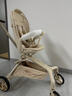 丸丫T6-2遛娃神器高景观婴儿推车可坐可躺轻便折叠换向香槟金PRO 实拍图