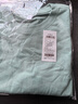 重磅纯棉短袖t恤男高档纯色印花休闲基础款内搭半袖打底衫 水晶绿 XL  140-155斤 实拍图