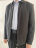 罗蒙外套男秋季商务男士翻领行政夹克上衣干部厅局风爸爸装i8藏青XL 实拍图