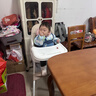 看宝贝宝宝餐椅可折叠0-6岁儿童餐椅宝宝椅婴儿餐椅婴幼儿餐椅宝宝餐桌 高配卡其咖|可折叠+皮座+万向轮 实拍图