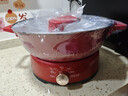 美的（Midea）电火锅 火锅专用锅分体可拆洗家用IH电磁加热0氟多功能锅5L电煮锅电磁炉3分钟速热22HGY2802 实拍图