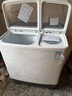 小天鹅（LittleSwan）12公斤家用半自动洗衣机双桶双缸大容量商用 品牌电机 强劲水流 魔术过滤 一级能效 【送货入户】 一级能效/12公斤/钢化玻璃/TP12S156A 实拍图