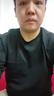 京东京造长袖t恤纯棉重磅圆领男士打底衫男卫衣秋季服饰 黑色 XL 实拍图
