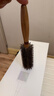 Creative art卷发梳子女男内扣梳猪鬃毛直发卷发梳木梳造型梳滚梳理发梳直纹款 实拍图
