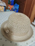 俞兆林春夏季新款优雅小礼帽时尚百搭编织帽子卷边洋气妈妈遮阳帽渔夫帽 卡其色 卷檐小清新 M(56-58cm) 晒单实拍图