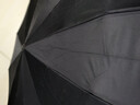 暖心话全自动雨伞折叠大号男女双人晴雨两用防紫外黑胶防晒遮阳伞太阳伞 72骨升级款大伞-尊贵黑 实拍图