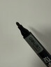 得力（deli）大双头粗头物流快递记号笔1.5mm/5.7mm 办公签字学生文具教学会议笔马克笔 10支/盒 黑色 S555 实拍图