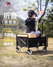 CAMEL露营小拉车营地车折叠购物车买菜溜娃遛狗车拉杆拖推车家用取快递 实拍图