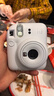 富士（FUJIFILM）instax  mini12 一次成像 立拍立得相机 mini12 茉莉白 套餐八（官方标配+相机包+相册+白边相纸20张） 实拍图