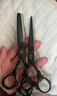 谷崎理发器 理发剪刀 专业理发工具牙剪平剪发廊家用锋利耐用不卡发 #黑武士龙柄 平剪+牙剪 实拍图