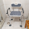 康际老人洗澡椅子浴室专用凳子卫生间防滑沐浴椅带扶手528AJ 实拍图