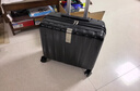 汉客行李箱男拉杆箱女登机旅行箱18英寸墨玉黑密码箱镇店之宝再次升级 实拍图