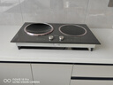 美的电磁灶家用双灶嵌入式电磁炉双头灶 3500w大功率凹面电磁灶双灶家用电磁炉电陶炉嵌入式电池炉灶 【玄武灰】左凹灶电磁右电陶 实拍图