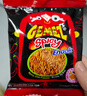 GEMEZ小鸡面干脆面（烧烤味6包+辣味6包）180g抗饿零食点心面 实拍图