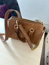 裘真枕头包女复古小众单肩手提斜挎女包植鞣头层牛皮包迷你号 大象灰-迷你号 实拍图